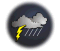 Showers or thunderstorms